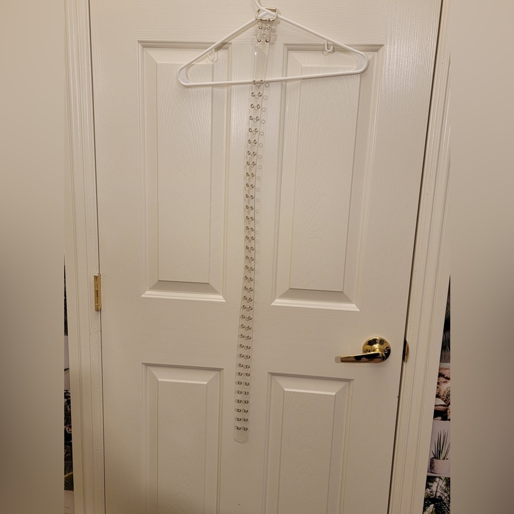 SHEIN Clear Belt with Grommets